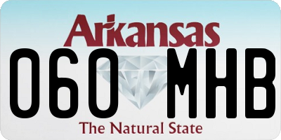 AR license plate 060MHB