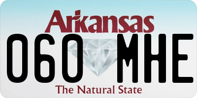 AR license plate 060MHE