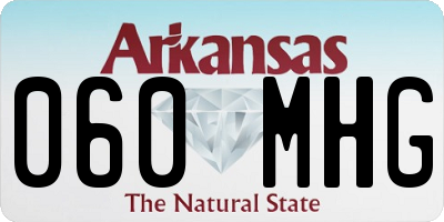 AR license plate 060MHG
