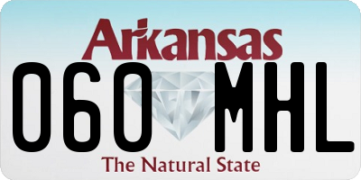 AR license plate 060MHL