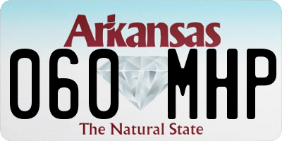 AR license plate 060MHP