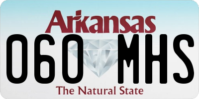 AR license plate 060MHS