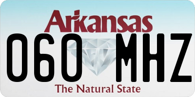 AR license plate 060MHZ