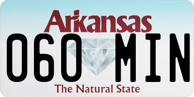 AR license plate 060MIN