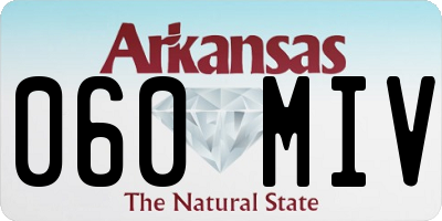 AR license plate 060MIV
