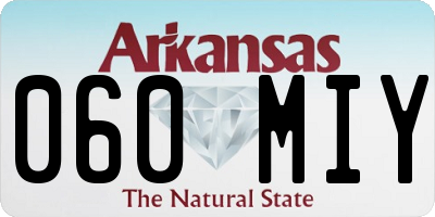 AR license plate 060MIY