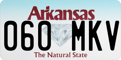 AR license plate 060MKV
