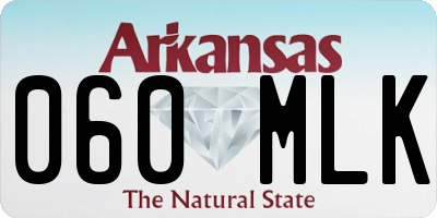 AR license plate 060MLK