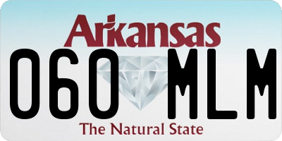 AR license plate 060MLM