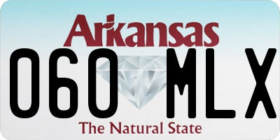 AR license plate 060MLX
