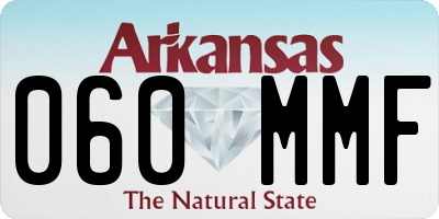 AR license plate 060MMF