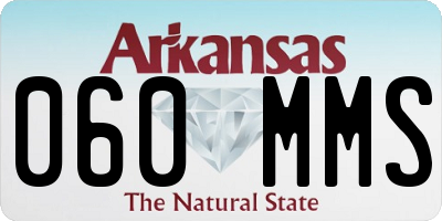 AR license plate 060MMS