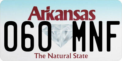 AR license plate 060MNF
