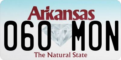 AR license plate 060MON