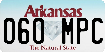 AR license plate 060MPC