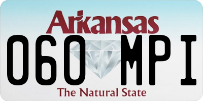 AR license plate 060MPI