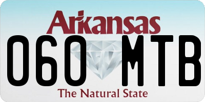 AR license plate 060MTB