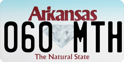 AR license plate 060MTH