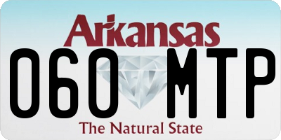 AR license plate 060MTP