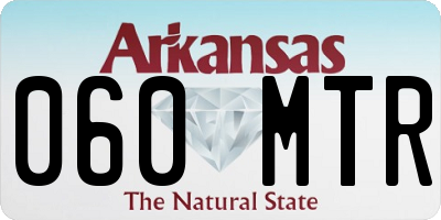 AR license plate 060MTR