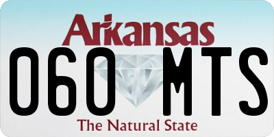 AR license plate 060MTS