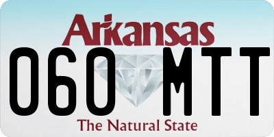 AR license plate 060MTT