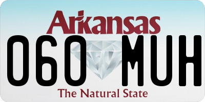 AR license plate 060MUH