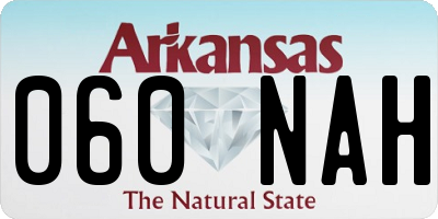 AR license plate 060NAH