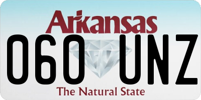 AR license plate 060UNZ