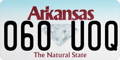 AR license plate 060UOQ