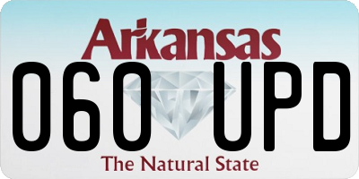 AR license plate 060UPD