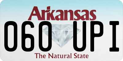 AR license plate 060UPI