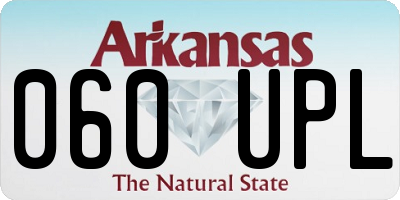 AR license plate 060UPL