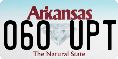 AR license plate 060UPT