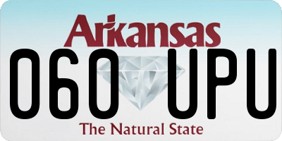 AR license plate 060UPU