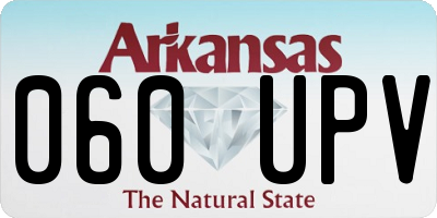 AR license plate 060UPV