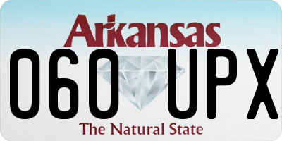 AR license plate 060UPX