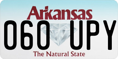 AR license plate 060UPY