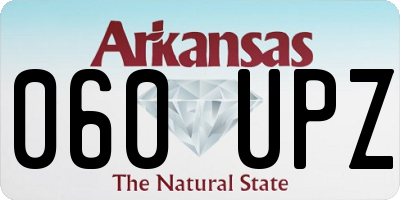 AR license plate 060UPZ