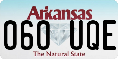 AR license plate 060UQE