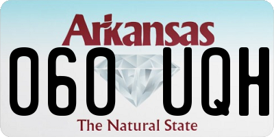 AR license plate 060UQH
