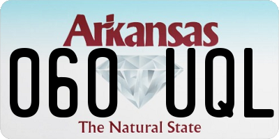 AR license plate 060UQL