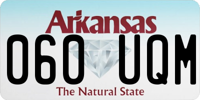 AR license plate 060UQM