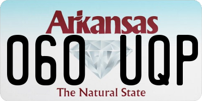 AR license plate 060UQP