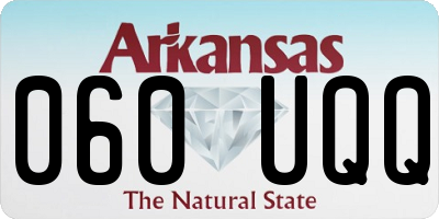 AR license plate 060UQQ