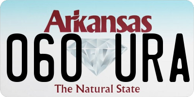 AR license plate 060URA