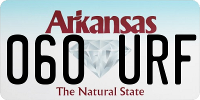 AR license plate 060URF