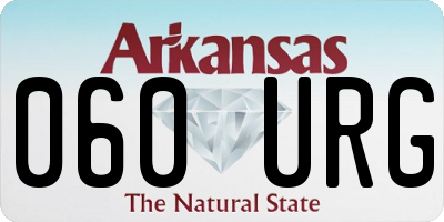 AR license plate 060URG