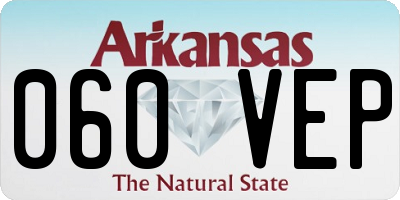 AR license plate 060VEP