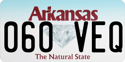 AR license plate 060VEQ